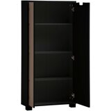 MID.YOU Visoka Komoda Ryker, Črna, Barva Hrasta | Shoptok.si