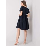 RUE PARIS Dress-RV-SK-6761.68-navy blue | shoptok.hr