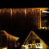  Božićna LED zavjesa s daljinskim upravljačem 300 LED – toplo bijela | shoptok.hr