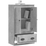  Visoka komoda siva betona 60x35,5x103,5 cm konstruiranog drva | Eponuda.ba