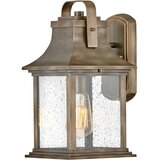 Quintiesse Hinkley Grant Zunanja stenska svetilka, polirana bronasta, IP44, (22100247) | Shoptok.si