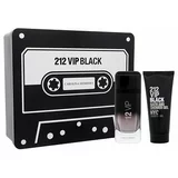 Carolina Herrera 212 VIP Men Black Set parfemska voda 100 ml + gel za tuširanje 100 ml za moške
