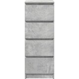  Komoda beton siva 37,5x35x99 cm konstruirano drvo | shoptok.hr