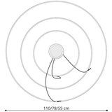  Lestenec RIO 3 55/78/110 bela LED 4000K, (21348297) | Shoptok.si