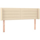 Maison Chic vzglavna omarica - nočna omarica - posteljna omarica z ušesi krem 147x16x78/88 cm blago, (21709257) | Shoptok.si