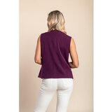 Fenzy Plus Size Brezrokavnik, Vijola | Shoptok.si