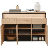 Voleo komoda, črna, hrast artisan | Shoptok.si