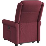  Električni naslonjač na podizanje od tkanine boja vina | shoptok.hr