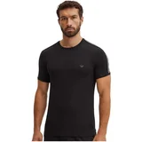 Emporio Armani Lounge Tape Crew T-Shirt Black Crna