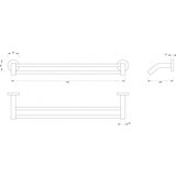 Copen Držač peškira CONCEPT TORO dupli (C-12-02) | ePonuda.com