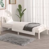 vidaXL Okvir za krevet od borovine 75x190 cm bijeli 2FT6 jednokrevetni Cijene