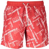 KARL LAGERFELD BEACHWEAR SWIMSUIT MEN'S BOTTOM RED | ePonuda.com