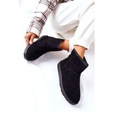 Kesi Snow Boots Isolated Fur Black Vicandi Cene