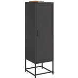  Visoka komoda crna 36x39x123 cm čelična | Eponuda.ba
