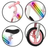 Kidwell Suno dječji bicikl bez pedala s led rasvjetom, pink | shoptok.hr