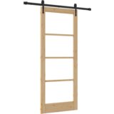 vidaXL Drsna vrata z nastavitvenim kompletom 'ORKDAL'83x202 cm | Shoptok.si