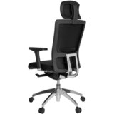 MID.YOU Vrtljiv Stol Astra Lux, Črna | Shoptok.si