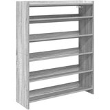 Maison Chic Regal za čevlje - Polica za čevlje siva sonoma 80x25x100 cm inženirski les, (21777634) Cene
