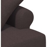  Ljubavni kauč s gumbima Tamno smeđa 120 x 65 x 79 cm Tkanina | Eponuda.ba