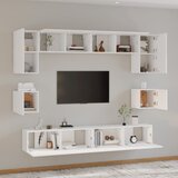  8-dijelni set TV ormarića bijeliod konstruiranog drva | Eponuda.com