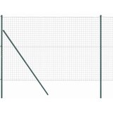  Ograda s postovima Zelena 1,5 x 10 m Čelik i PVC | shoptok.hr