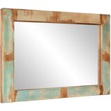  Ogledalo 70 x 50 cm od masivnog obnovljenog drva i stakla | Eponuda.ba