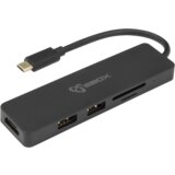 S Box ADAPTER USB TYPE-C -> HDMI/USB-3.0/SD+TF - 5u1, (08-tca-51) Cijene