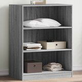Furnova Garderobna omara siva sonoma 77x48x102 cm inženirski les, (21930132) Cene