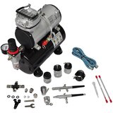 Set kompresora i zračnog kista s 2 pištolja | shoptok.hr
