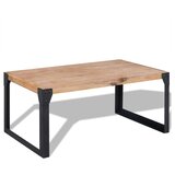  Stolić za Kavu od Masivnog Bagremovog Drveta 100x60x45 cm | shoptok.hr