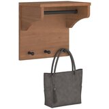 vidaXL Zidna vješalica za kapute SANDNES 43x30x42 cm puno drvo bor | shoptok.hr
