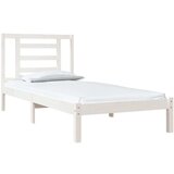  Posteljni okvir bel iz trdne borovine 100x200 cm, (20647169) | Shoptok.si