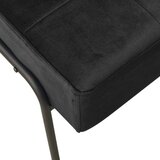 vidaXL stolica za opuštanje 65 x 79 x 87 cm crna baršunasta | shoptok.hr
