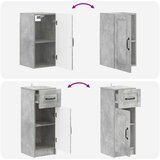  Set kupaonskih ormara od 4 dijela UTRECHT Betonska siva | shoptok.hr