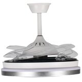 Kanlux 46372 - LED prigušiva svetiljka s ventilatorom PLAVE LED/36W/230V CCT srebrna/bela + daljinski upravljač | Eponuda.com