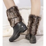 Gemre Gray ankle boots with fur Corrales | Shoptok.si