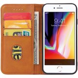 INORCO Za iPhone SE (2020)/SE (2022)/7/8 4,7-palčna usnjena magnetna torbica za telefon s stojalom iz telečje teksture, (22036496) | Shoptok.si