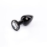 Fantasy Mali metalni analni dildo sa dijamantom, Crni | Eponuda.com