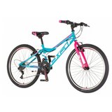Explorer bicikl magnito 24" tirkiz roze Cene