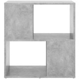 vidaXL Ormarić za knjige siva boja betona 60x24x63cm konstruirano drvo | shoptok.hr