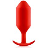 b-Vibe Analni čep - Snug Plug 6, rdeč Cene