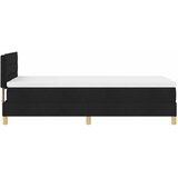  s opruga kutije s jastukom Crna 90 x 190 cm tkanina | shoptok.hr