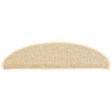  Samoljepljivi otirači za stepenice 15 kom 56x17x3 cm svjetlobež | shoptok.hr