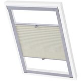 vidaXL Senčilo za zatemnitev z naborki krem PK08, (20767837) | Shoptok.si
