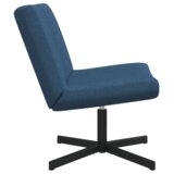  Vrtljiv stol Modra 63 x 75 x 76 cm blago, (5000288953) | Shoptok.si