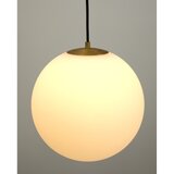 Kave Home Bela/v zlati barvi viseča svetilka s steklenim senčilom ø 10 cm Brisia – | Shoptok.si