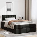  Otomanski krevet s madracima i LED crni 120x190cm umjetna koža | Eponuda.ba