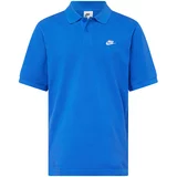 Nike Sportswear Majica 'CLUB' kraljevsko plava / bijela