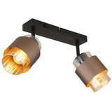 Globo 15560-2C - Spot svetiljka MILLEY 2xE27/40W/230V crna/bronza | Eponuda.com