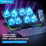  Suohuang Postolje za laptop sa hlađenjem SSRQ-N8RGB, 38.4x27x3.1 cm Cene